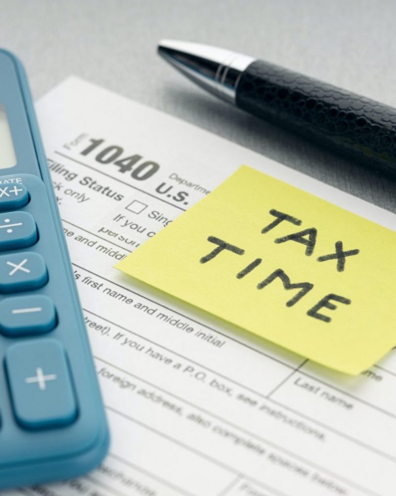 Tax time concept